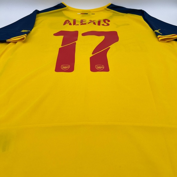 Alexis Sanchez #17 Arsenal 2014/2015 Away ORIGINAL Nike Soccer Jersey (L) - Picture 5 of 9